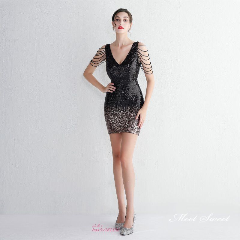 スパンファスナー フォーマルドレス