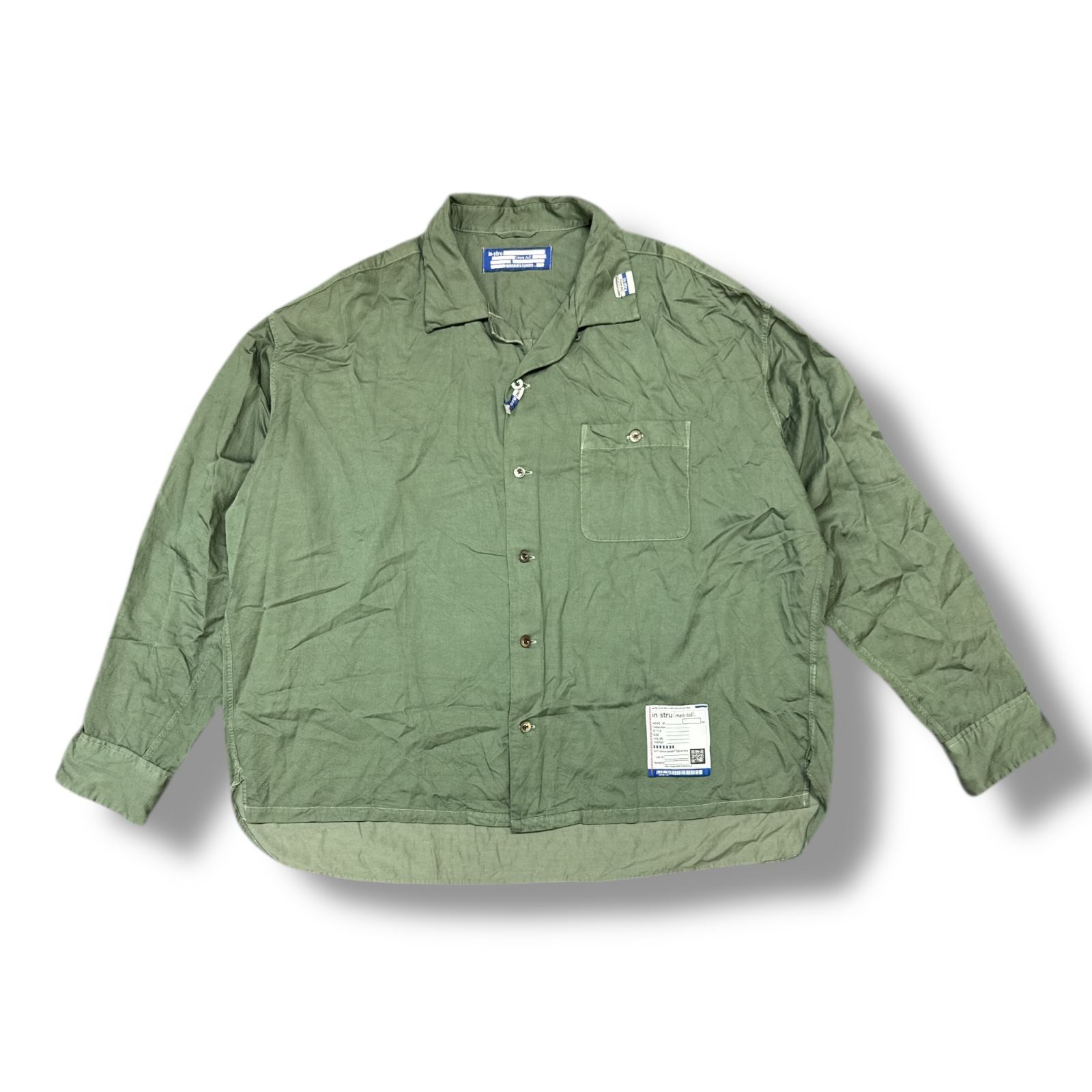 in・stru(men-tal). Maison MIHARA YASUHIRO 23SS Satin Shirt サテン