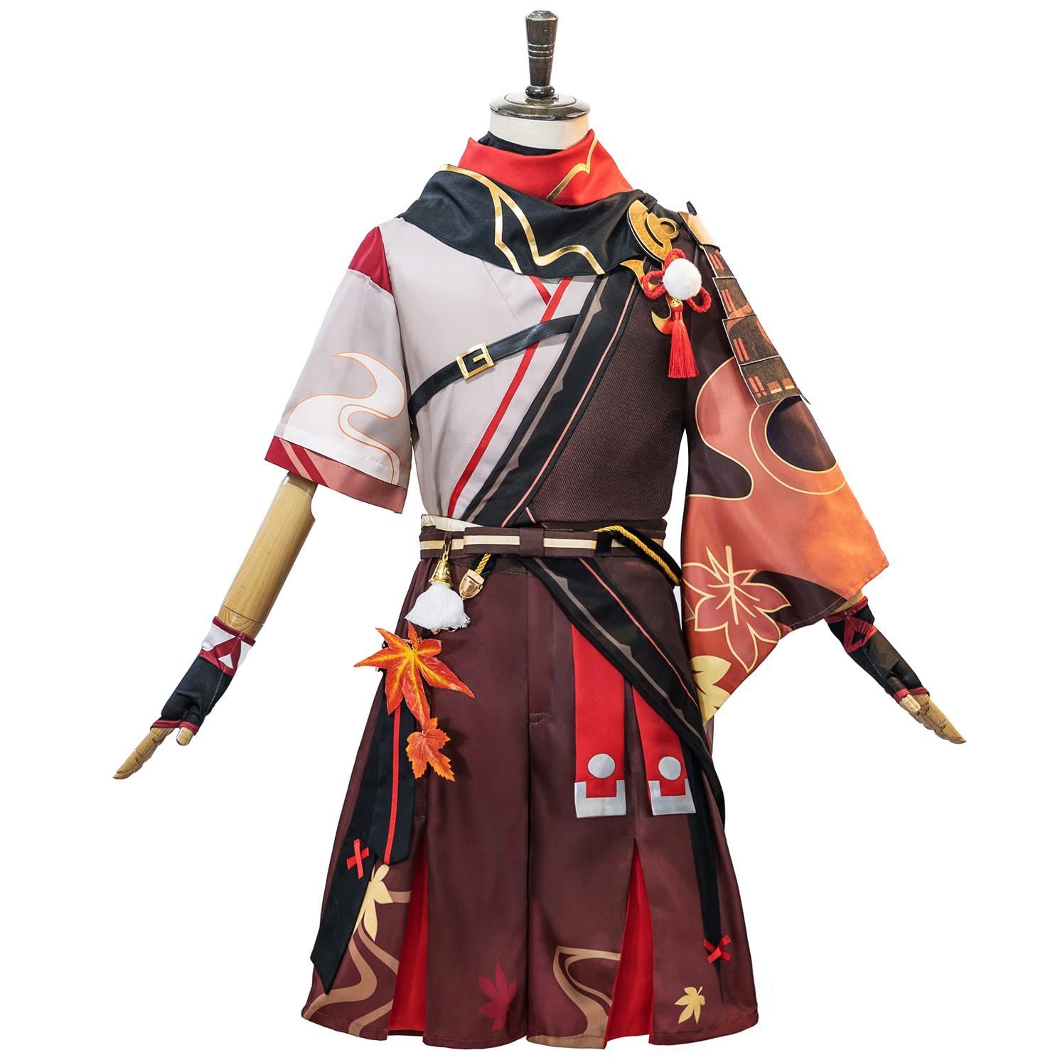 五次元 精巧 高品質 原神 コスプレ 稲妻 楓原万葉 コスプレ衣装 げんしん風 コスプレ 風波流浪の紅葉 Genshin impact風 楓原万葉 かえではらかずは コ BJ0927ML04