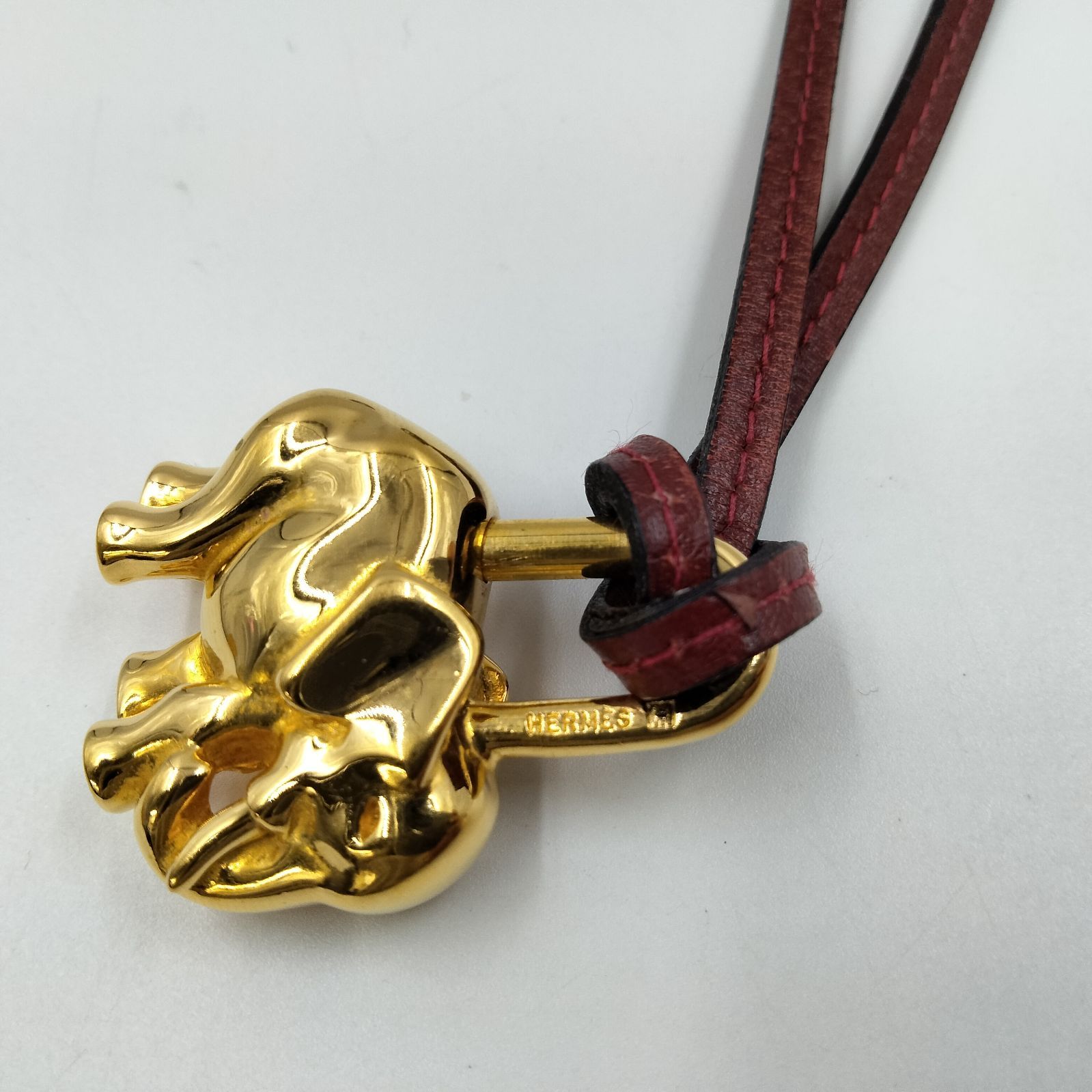 未使用美品♡エルメス カデナ ゾウ 象 エレファント ゴールド