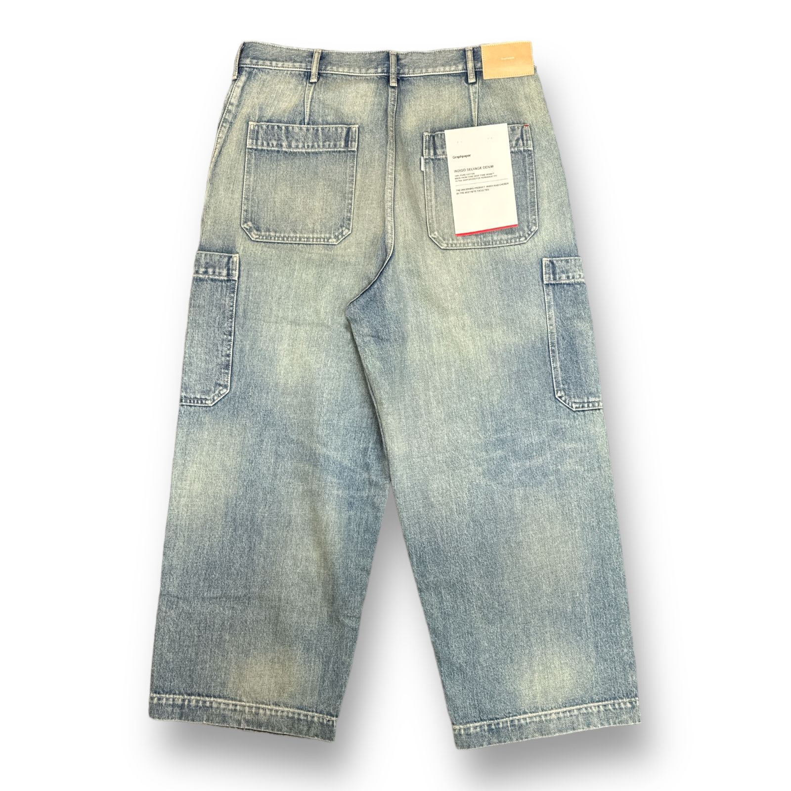 定価37400円 新品 Graphpaper 23AW GM233 40182LB / Selvage Denim 