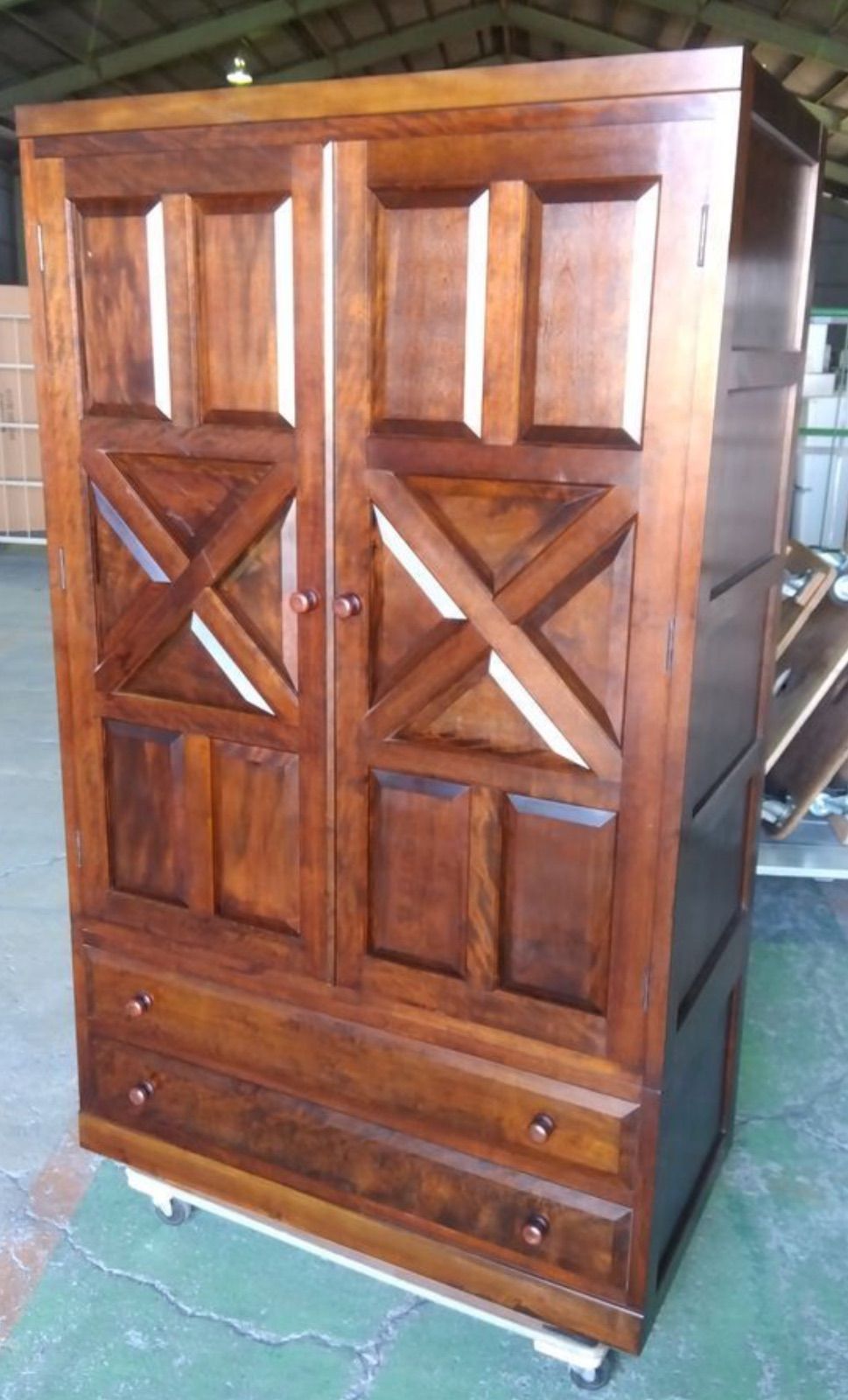 ☆送料無料☆ 松本民芸家具　ワードローブ 格安出品】松本民芸家具 高級家具 ワードローブ 洋服箪笥