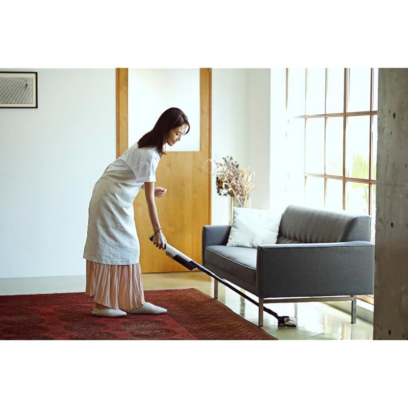 シロカ 2way コードレススティッククリーナー｜超軽量0.9kg パワフル 吸引力3段階切り替え ソフトモード搭載 布団ノズル付き 掃除機 コードレスクリーナー ハンディクリーナー スティッククリーナー｜SV-S281 SN シャンパンシルバー 0