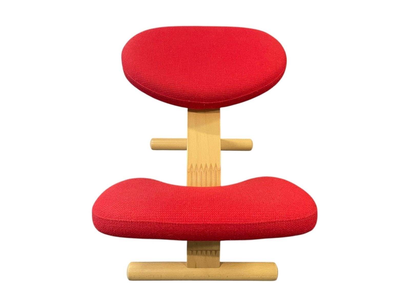 バランスラボ バランスチェア バランスイージー レッド 中古美品 バランスラボ バランスチェア バランスイージー レッド 中古美品 美品