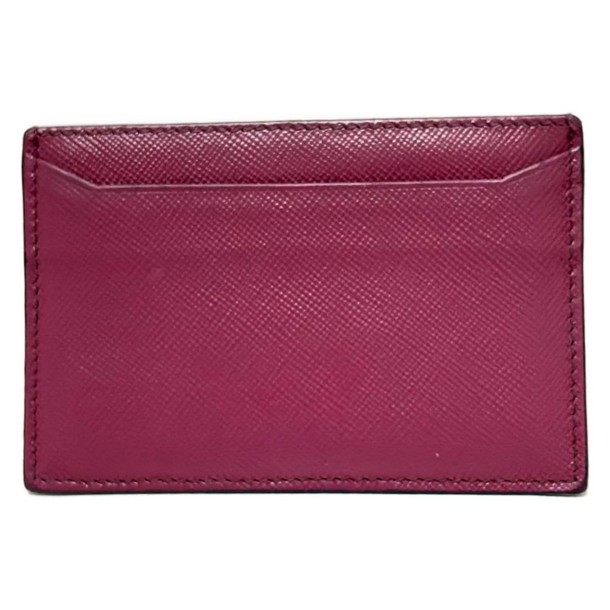 プラダ PRADA 財布 カードケース レザー ピンク - プラダ カードケース 名刺入れ レザー レディース PRADA 1-0225107
