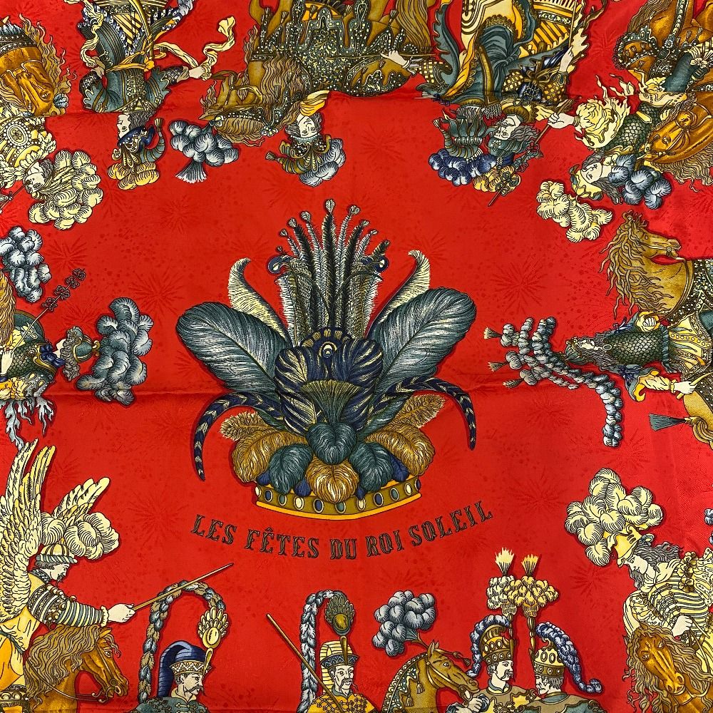 HERMES エルメス スカーフ 90 太陽王の祝典 HERMESエルメス カレ90 LES