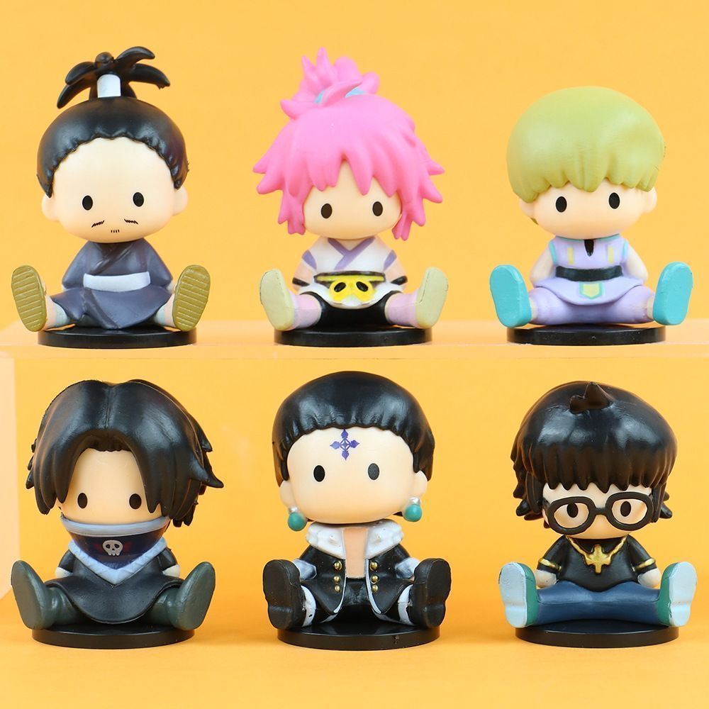 HUNTER×HUNTER ペタドール 幻影旅団 6種フィギュアセット HUNTER×HUNTER 幻影旅団セット ペタドール フィギュア 6個の通販