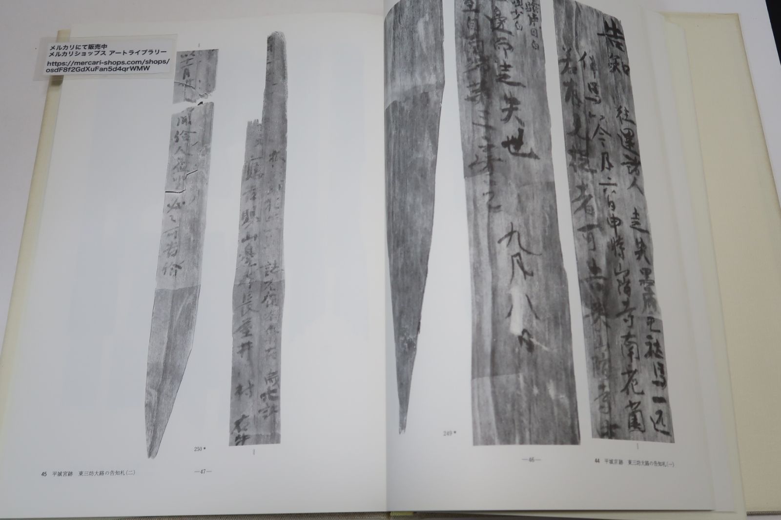 日本古代木簡選/定価16000円/時に雄渾に時に繊細に躍る文字の