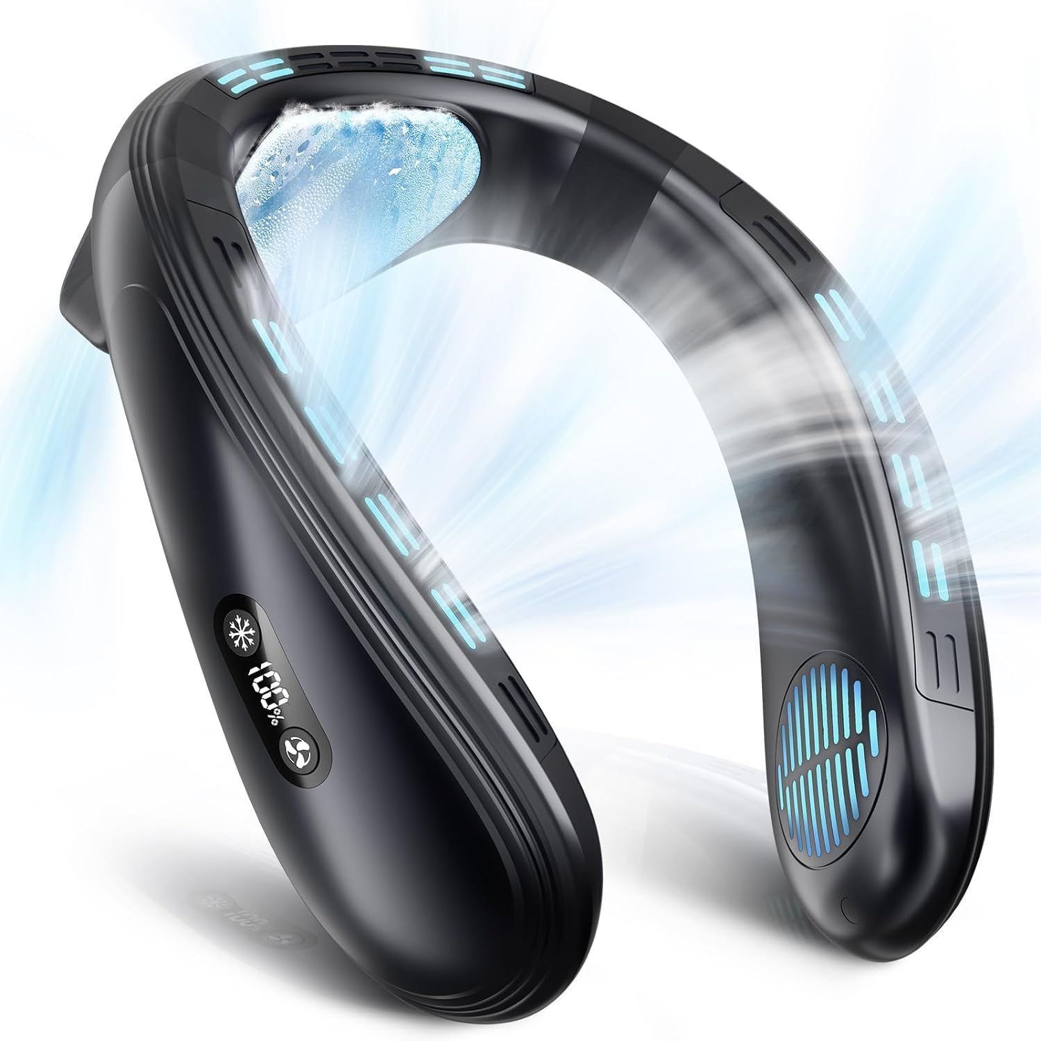 ネックファン / 冷却機能搭載 / 3段階風量調節 / 長時間使用可能