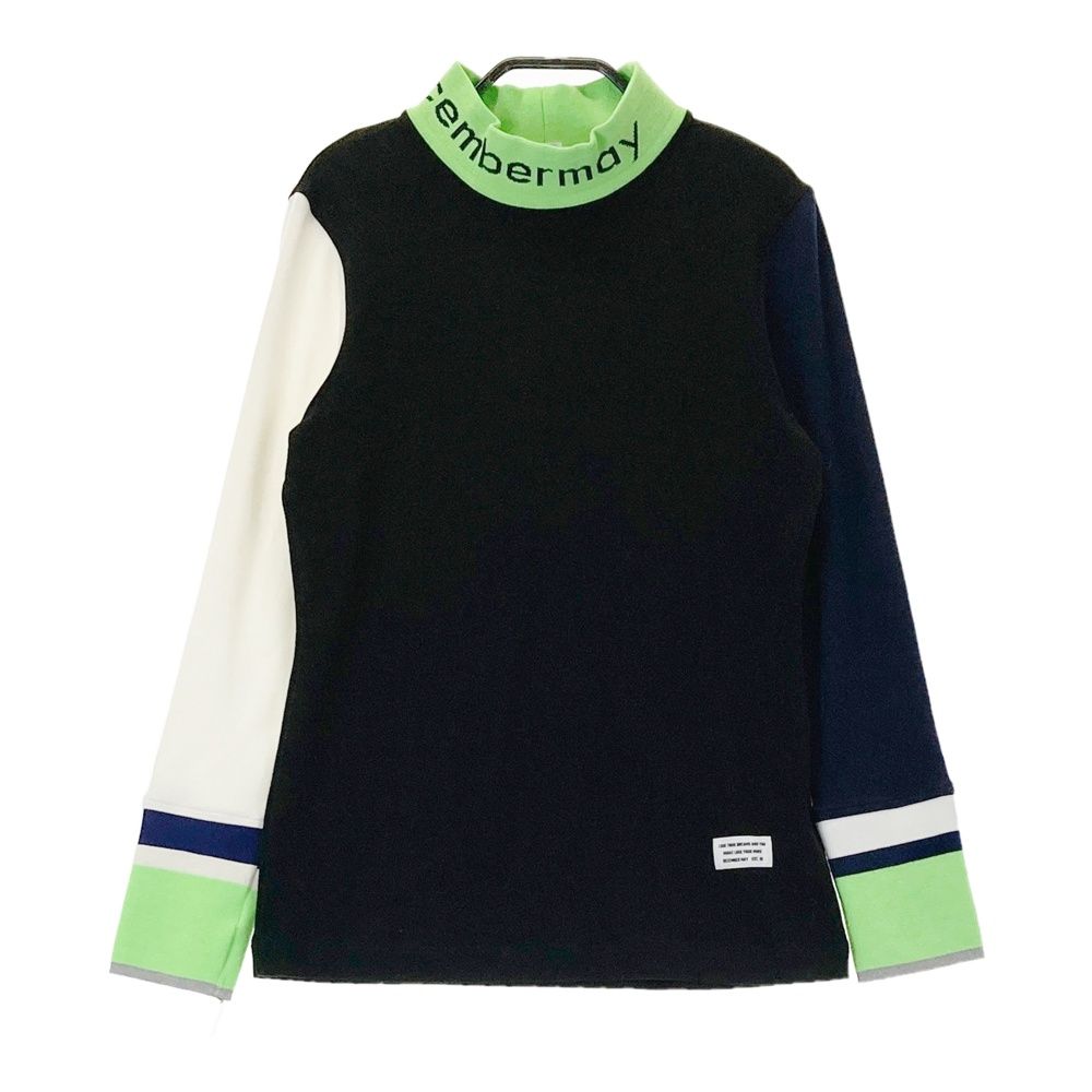 サイズ S DECEMBERMAY ディセンバーメイ 2-112-0515 ハイネック 長袖Tシャツ ブラック系 240101526688 ゴルフウェア レディース ストスト