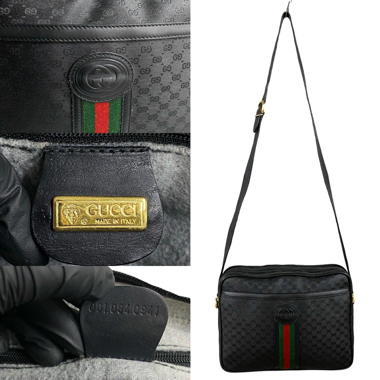 極 美品 GUCCI グッチ オールドグッチ ヴィンテージ シェリー