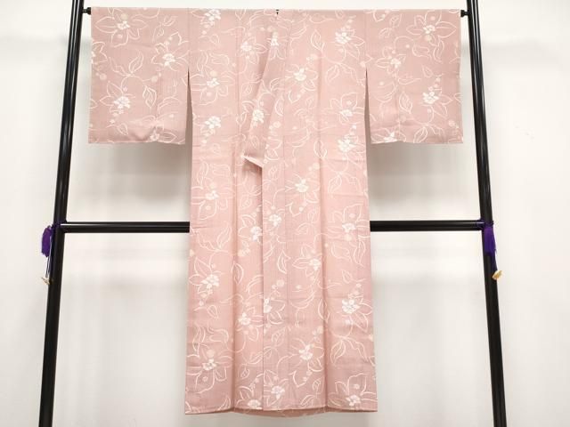 平和屋着物 上質な長襦袢 無双仕立て 草花文 ときがら茶色地 CYAA3358s5