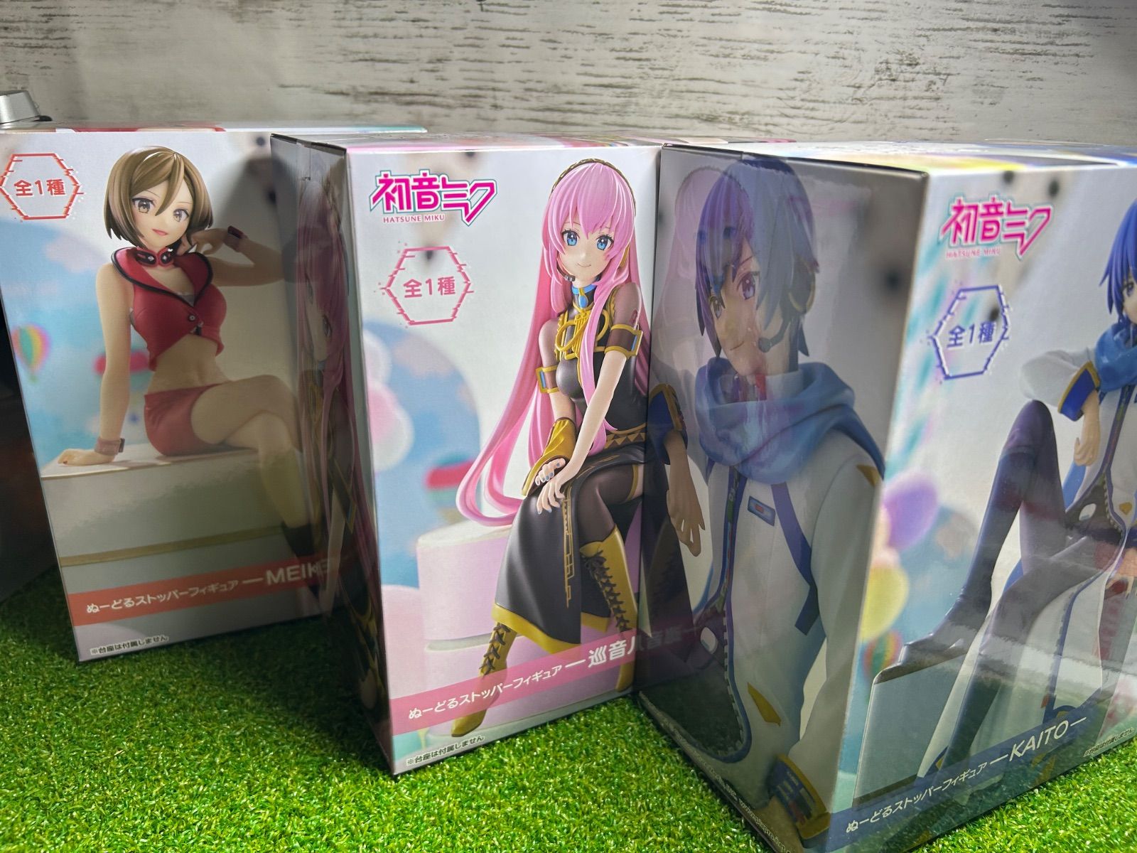 Furyu ぬーどるストッパー 巡音ルカ MEIKO KAITO 3点セット 箱美