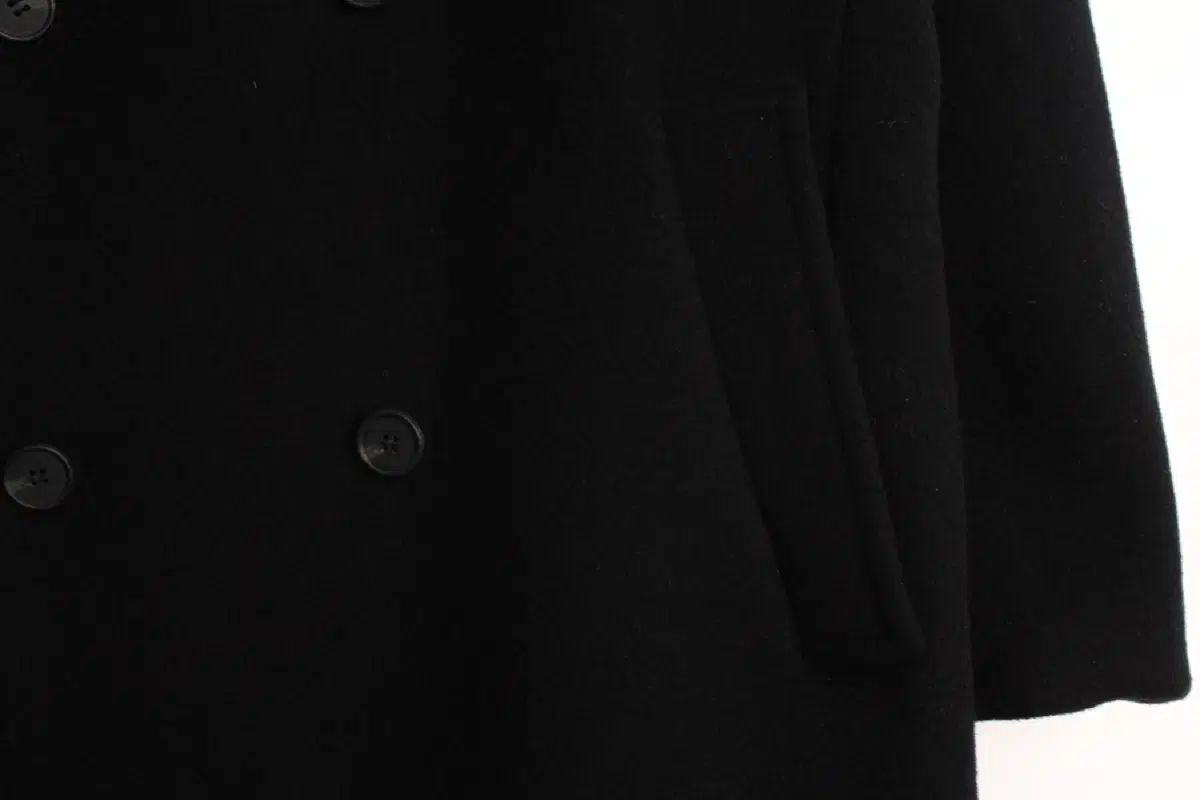 almostblack サイズ2 ネイビー ダブルブレスト チェスターコート