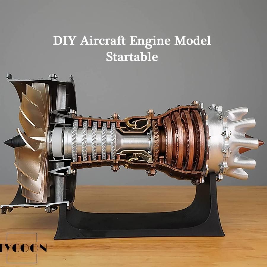 DIY組立電気エンジンモデル 金属エンジンモデルキット