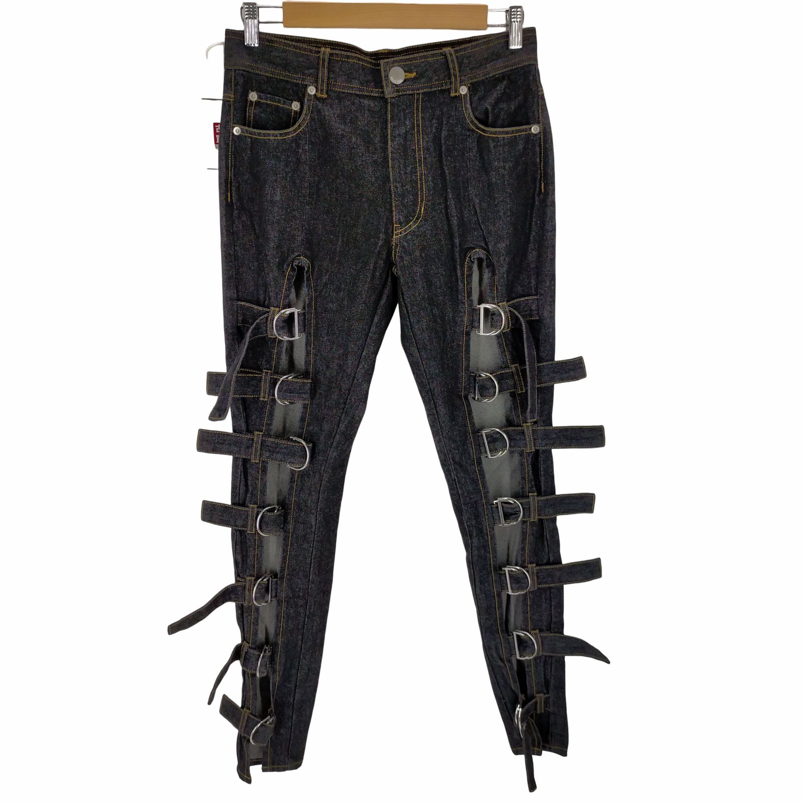 【新品】Belted Skinny Denim パメオポーズ デニム ジーンズ PAMEO POSE（パメオポーズ）の「Belted Skinny Denim（デニム