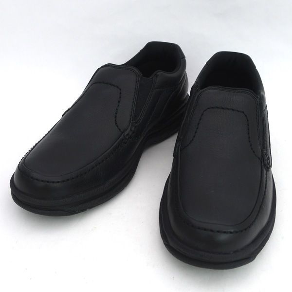 ROCKPORT / ロックポート カラスカ/スリッポン/レザー/ブラック/サイズ25cm K51312 【メンズ/MEN/男性/ボーイズ/紳士】【靴/クツ/シューズ/SHOES】 メンズファッション【中古】 