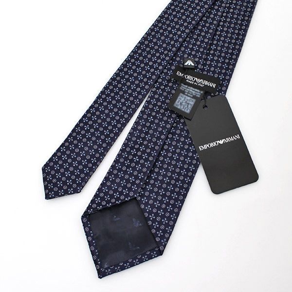 ꧁新品未使用꧂ エンポリオアルマーニ ネクタイ ナロータイ 無地 ウール グレー 新品未使用】エンポリオアルマーニ ナロータイ ブラック ストライプ