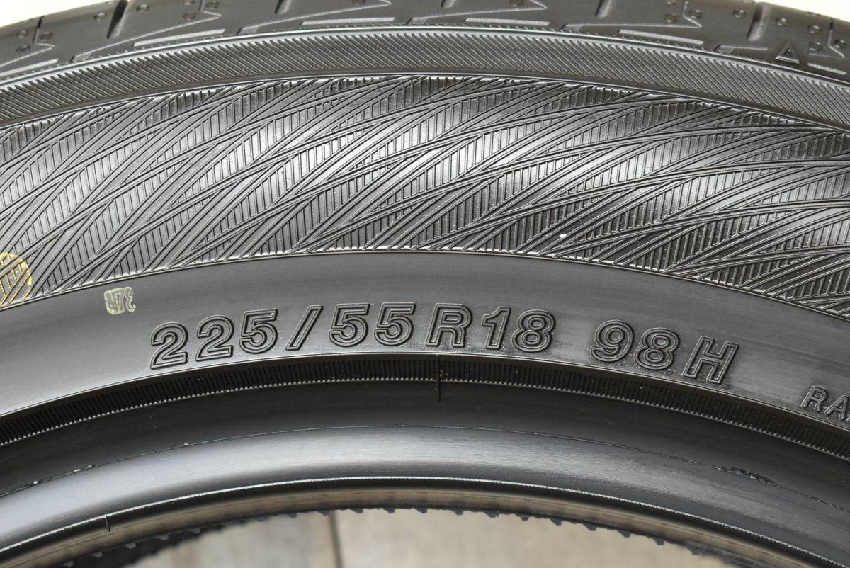 新車外し　ヨコハマ　アドバン　dB ｖ552 225/55R18 4本 2024年製 新車外し品】ヨコハマ アドバン dB V552 225/55R18 4本