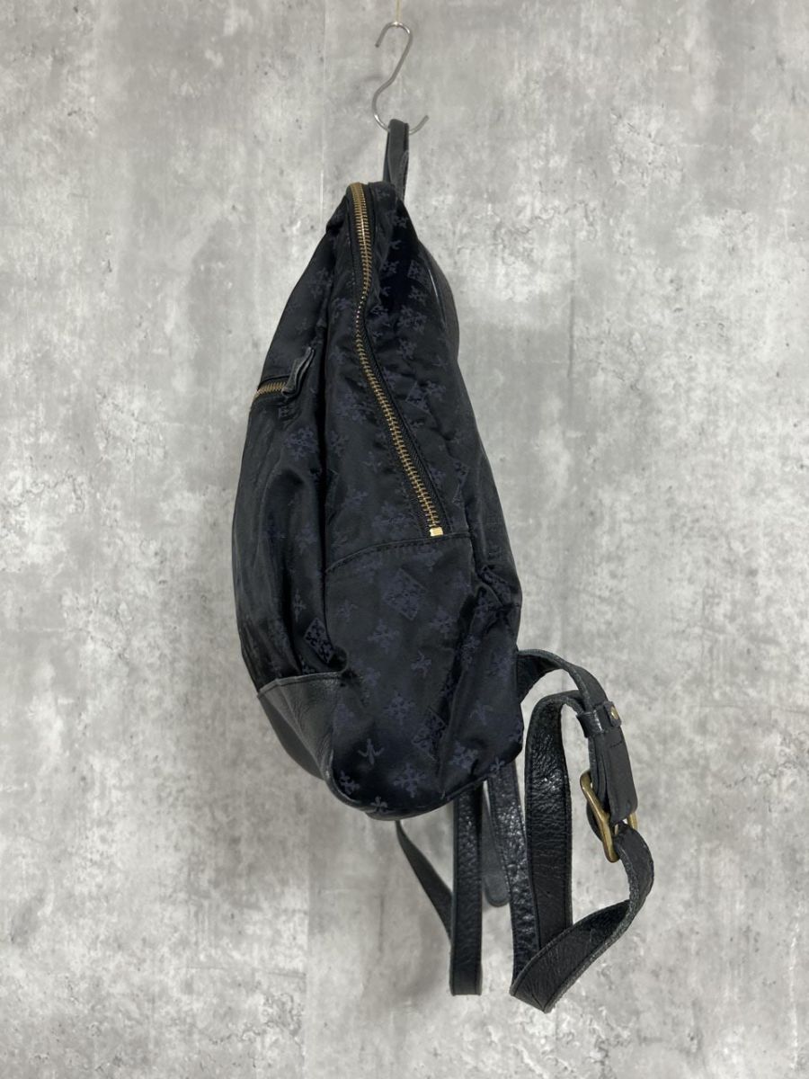 ラシット russet リュックサック - ナイロン 黒×ネイビー 2way 美品 バッグ