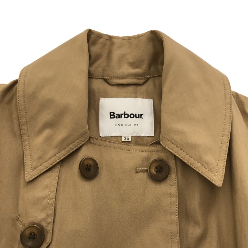 中古】Barbour トレンチコート サイズ36 1901023 ベージュ