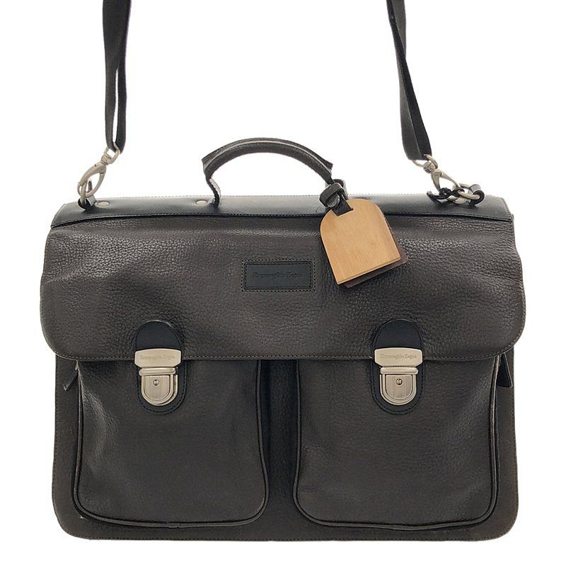 Ermenegildo Zegna / エルメネジルドゼニア | 2way レザー ショルダー