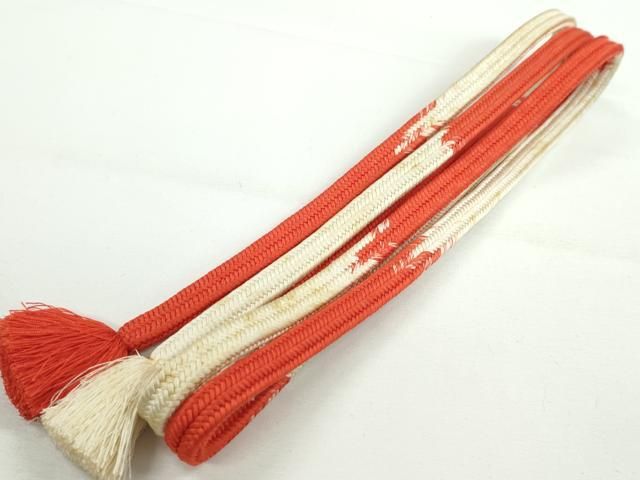 ストレッチ 平和屋本店 上 有職組紐道明 帯締め 冠組 十段 緋色 宮内庁御用 国立博物館御用 東京芸術大学御用 CXAA0672s5 【正規品販売】