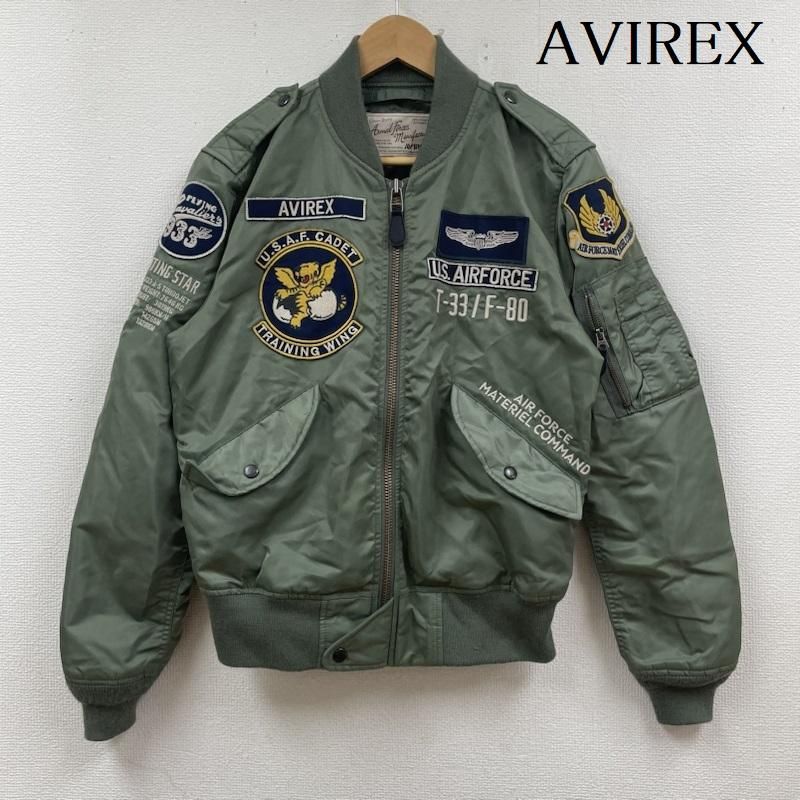 AVIREX フライトジャケット L-2 マテリアルコマンド カーキ