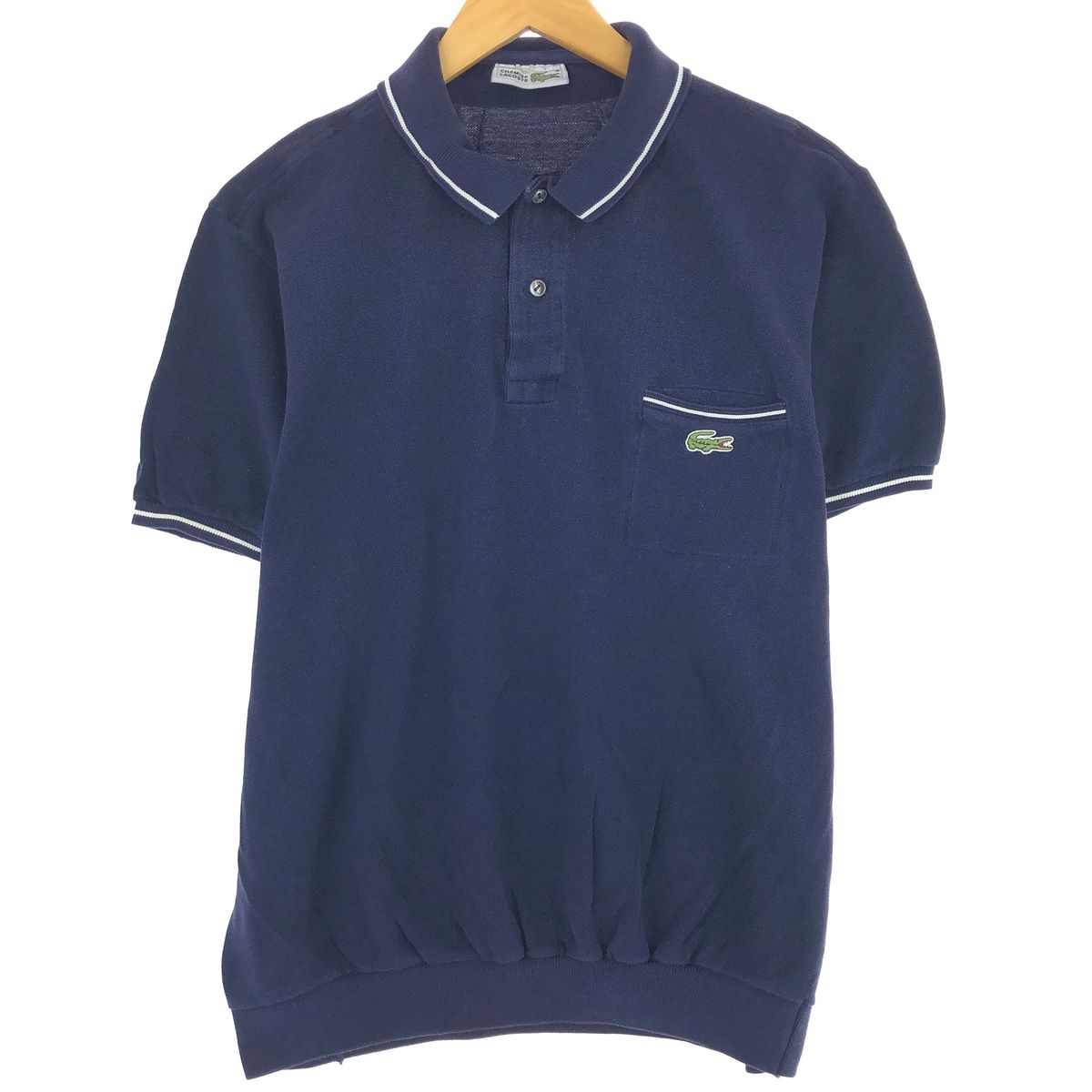 LACOSTE フレンチラコステ ポロシャツ フランス製 復刻 L1212 NAVY 4 美品