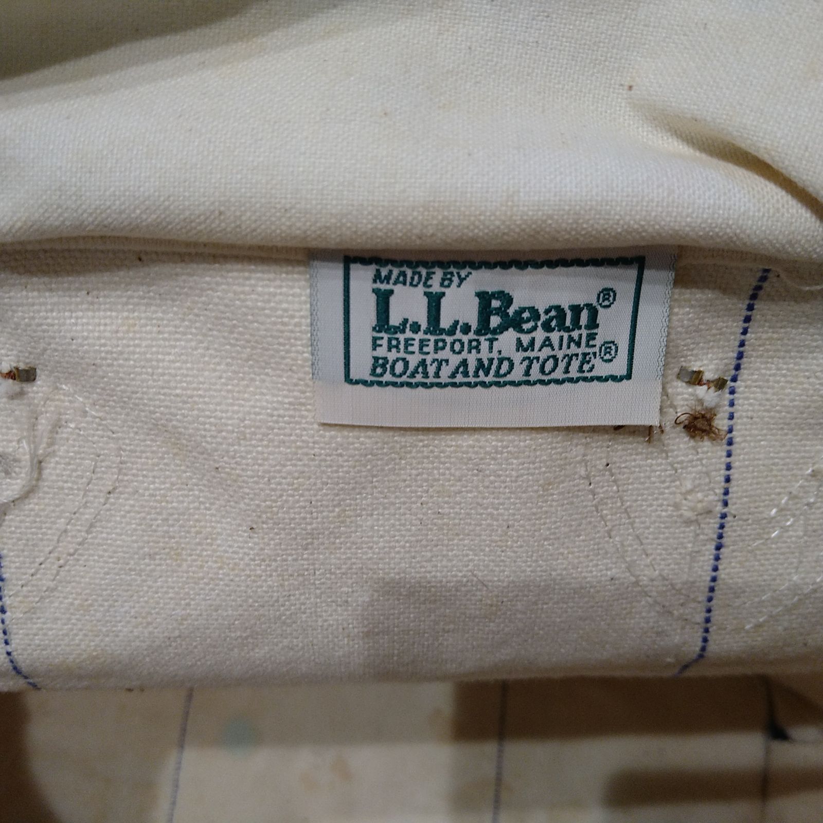☆ゴシック体タグ☆ 90s 1990年代 エルエルビーン L.L.bean. BOAT AND 