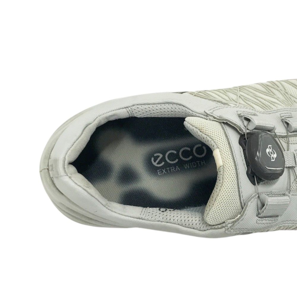 ecco エコー ゴルフシューズ EU42 ecco エコー CAGE PRO スパイクレス ゴルフシューズ グレー系 42
