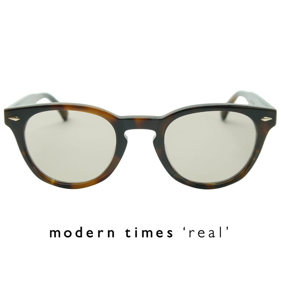 サングラス modern times real モダンタイムスリアル 07 col. BR セルフレーム ユニセックス 人気ブランド 有名ブランド