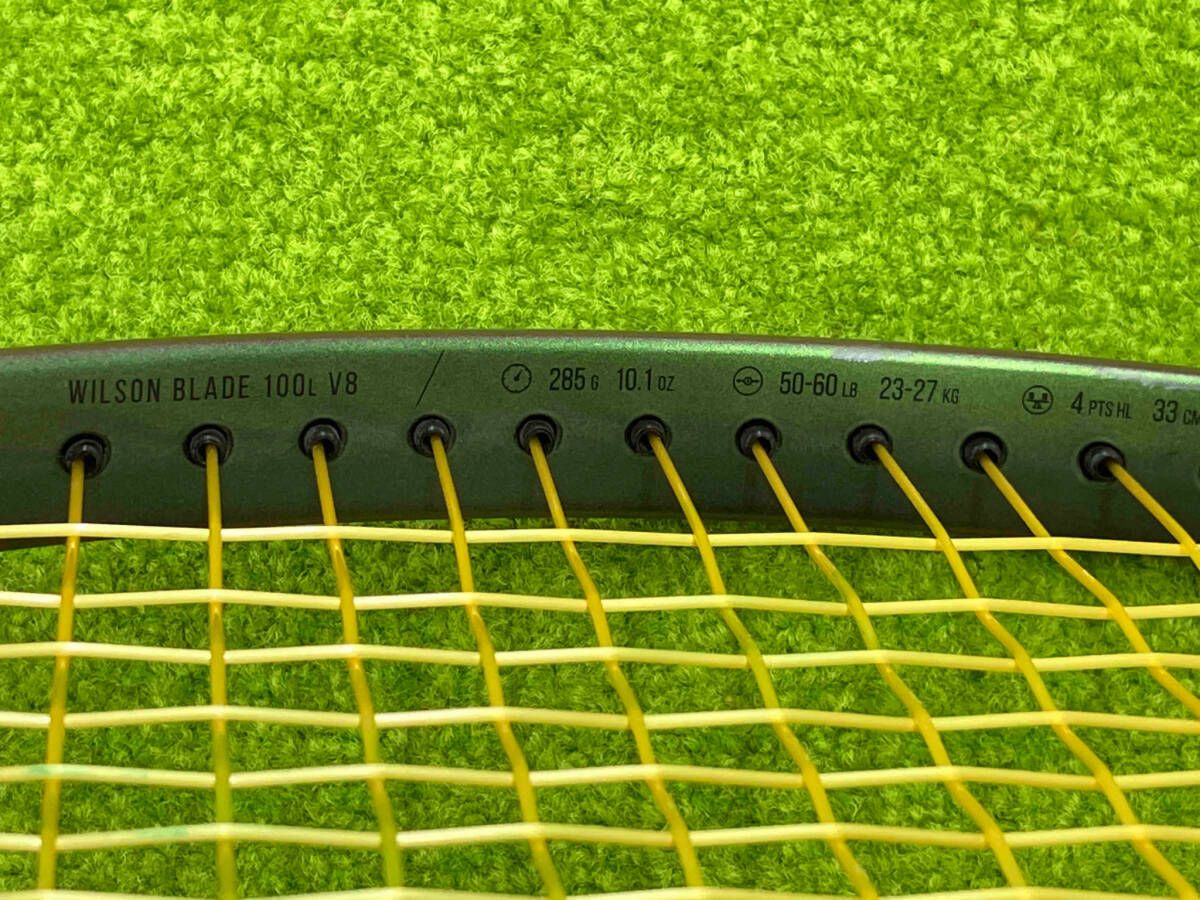 ウィルソンBLADE V8 100L 硬式テニスラケット グリップサイズ2