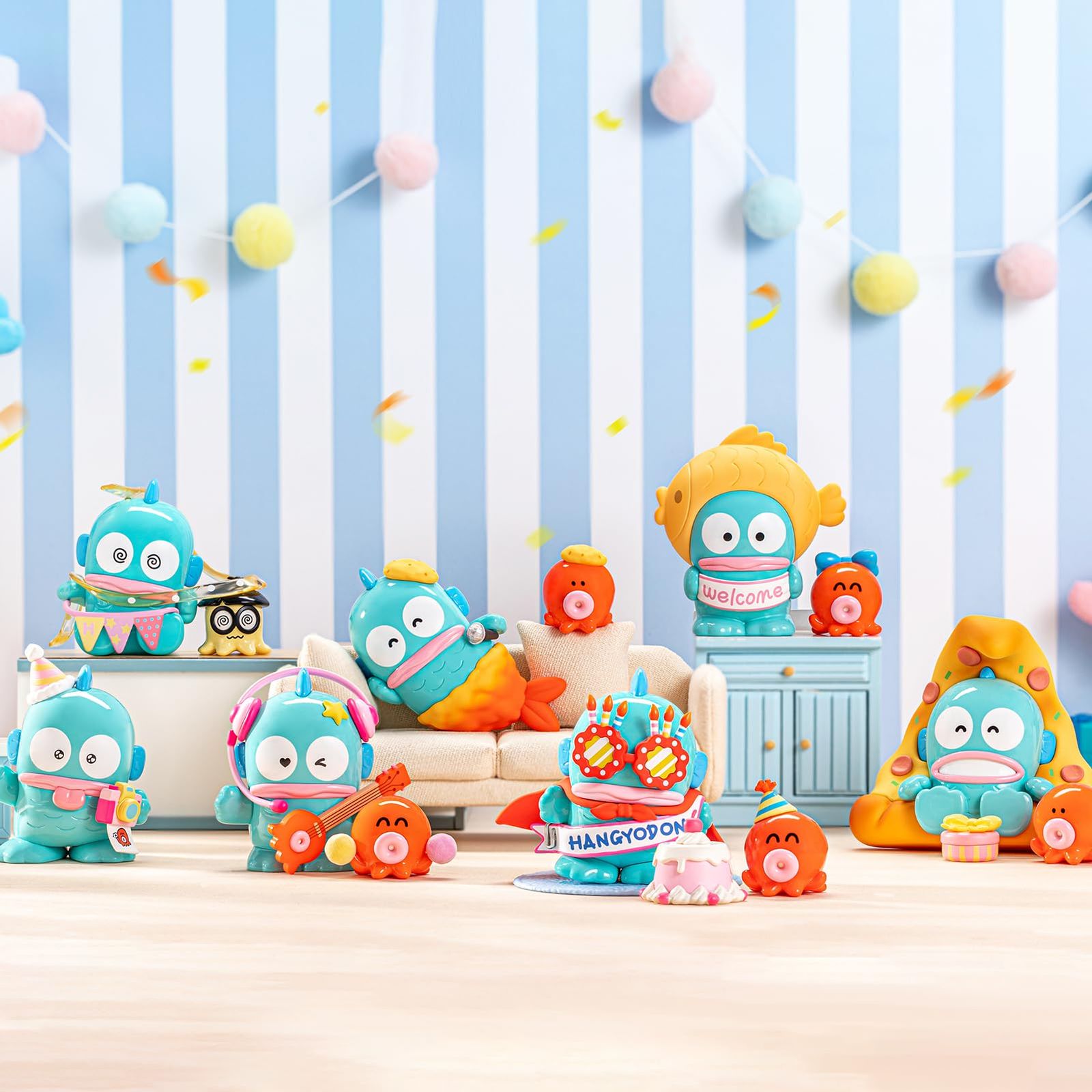 海外新品　52TOYS　サンリオ　ハンギョドン お誕生日おめでとう 新品 TOP TOY サンリオ(SANRIO)キャラクターズ・ハンギョドン