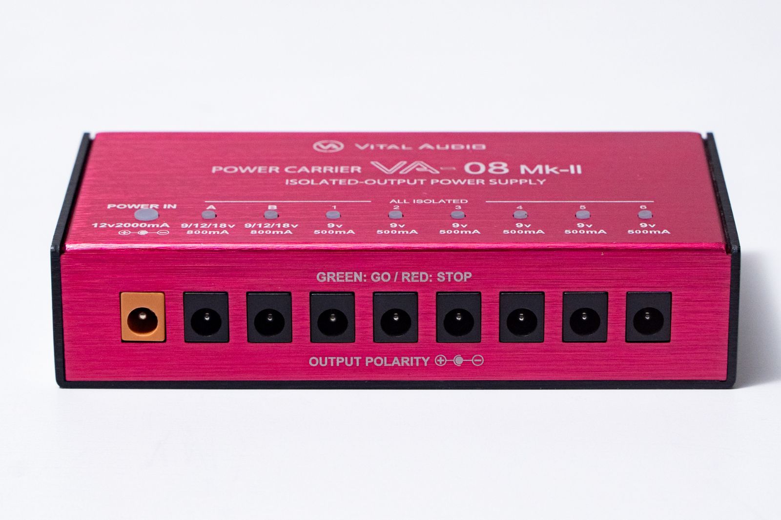 ギター VITAL AUDIO POWER CARRIER VA-08 MKII Vital Audio POWER CARRIER VA-08 Mk-II《パワーサプライ》【Web