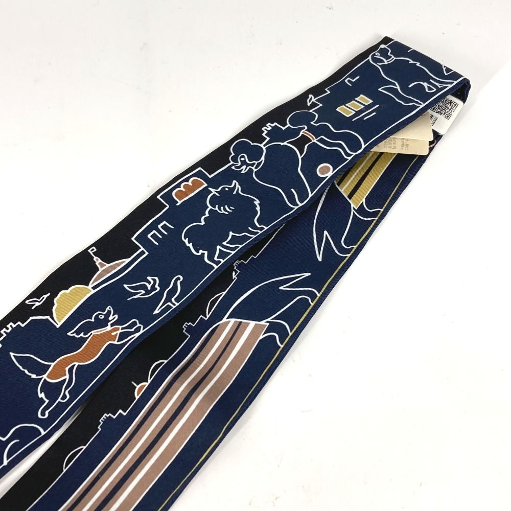 HERMES エルメス スカーフ LES CHIENS PARISIENS パリジャンの犬