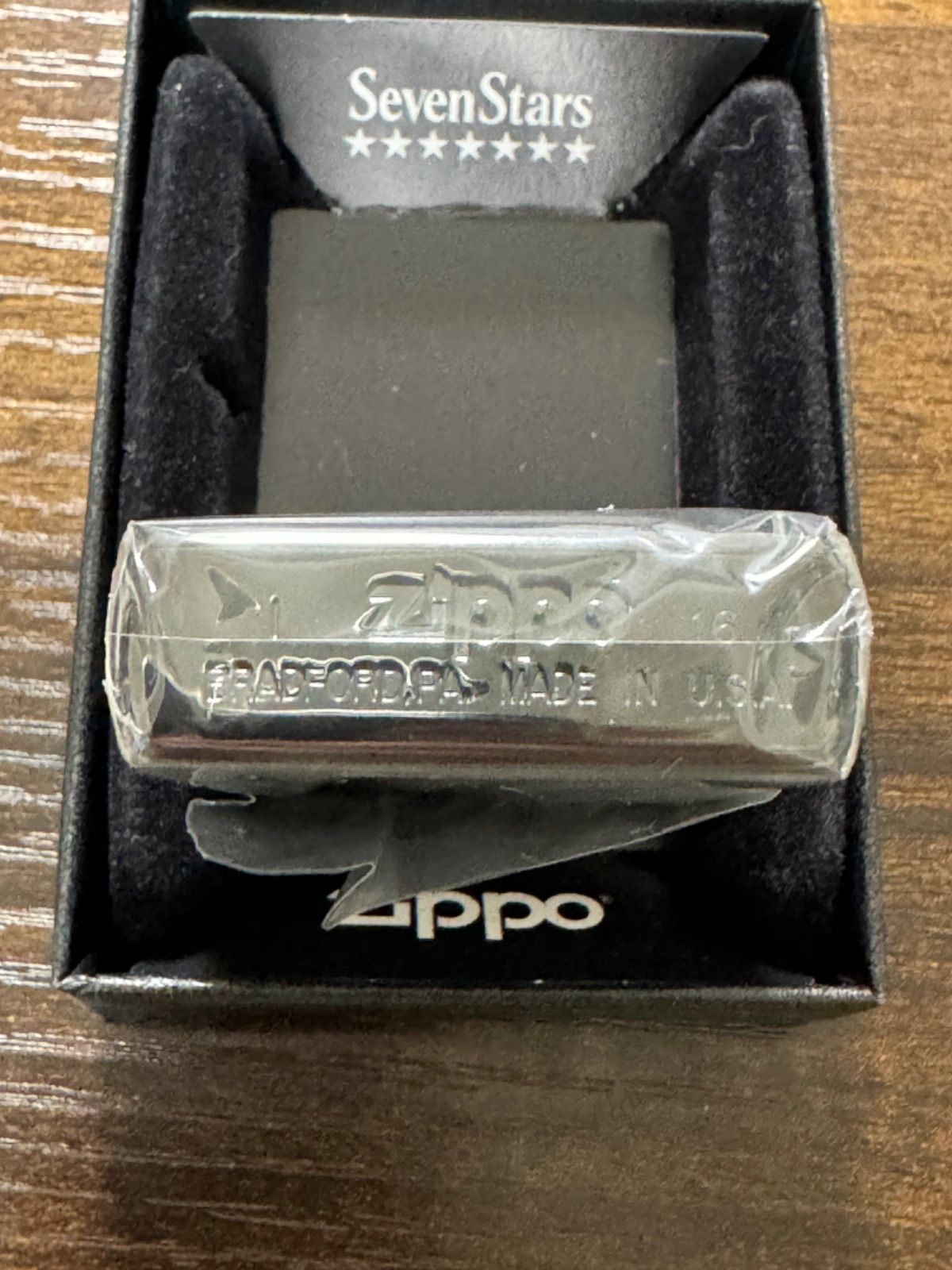 zippo Seven Stars BLACK 限定品 セブンスター ブラック 2016年製 七連 