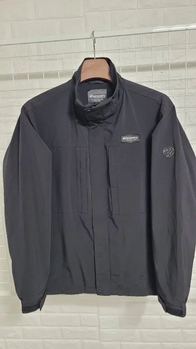 105 DISCOVERY 黒 隠しボタンダウン ハイネック ベントジャケット ゴールデン XL 帽子 x