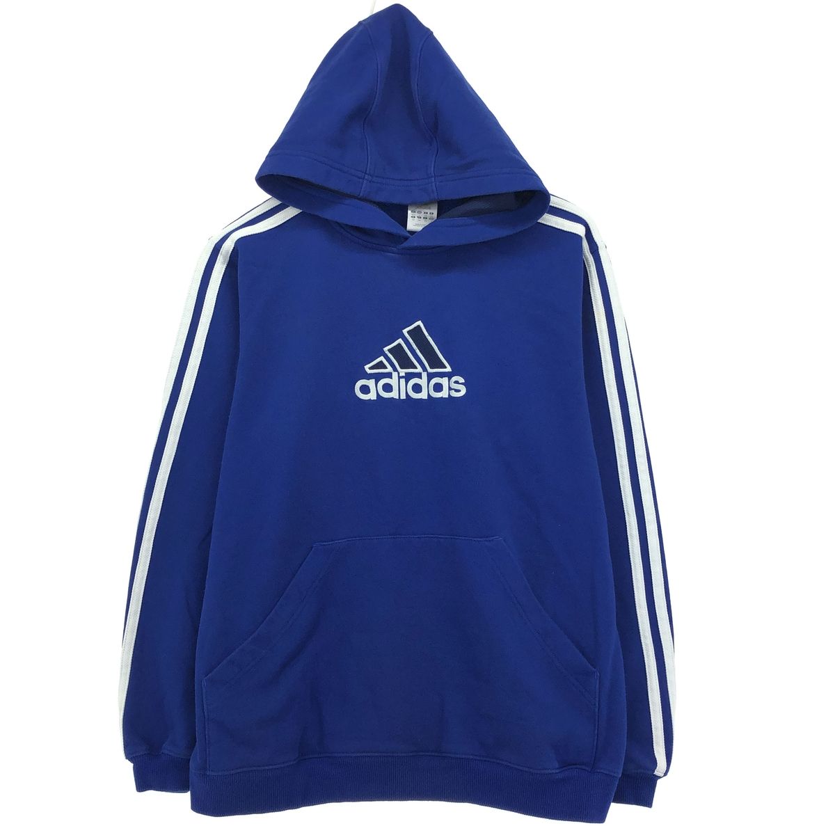 古着 アディダス adidas スポーツパフォーマンスロゴ スウェットプルオーバーパーカー メンズS/eaa420364