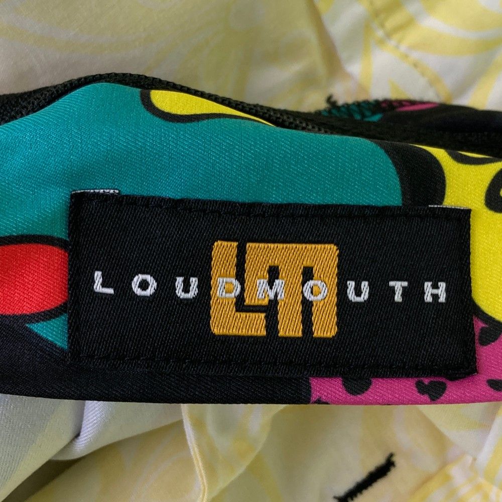 サイズ：LL LOUD MOUTH ラウドマウス  パンツ コミカルブロット ブラック系 [240101465322] ゴルフウェア メンズ ストスト サイズ：LL LOUD MOUTH ラウドマウス パンツ コミカルブロット
