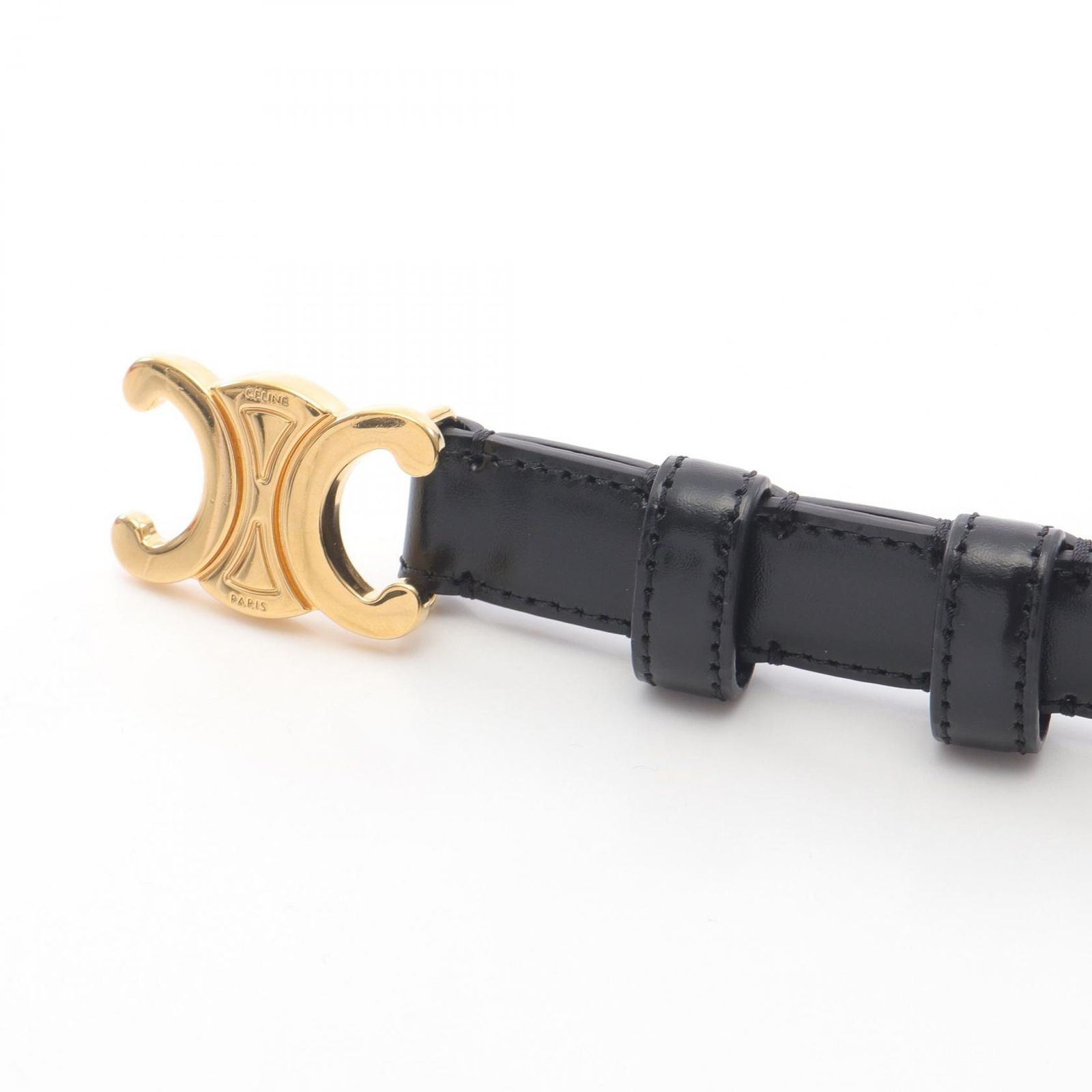 セリーヌ CELINE ベルト トリオンフ 18MM スモール ブラック
