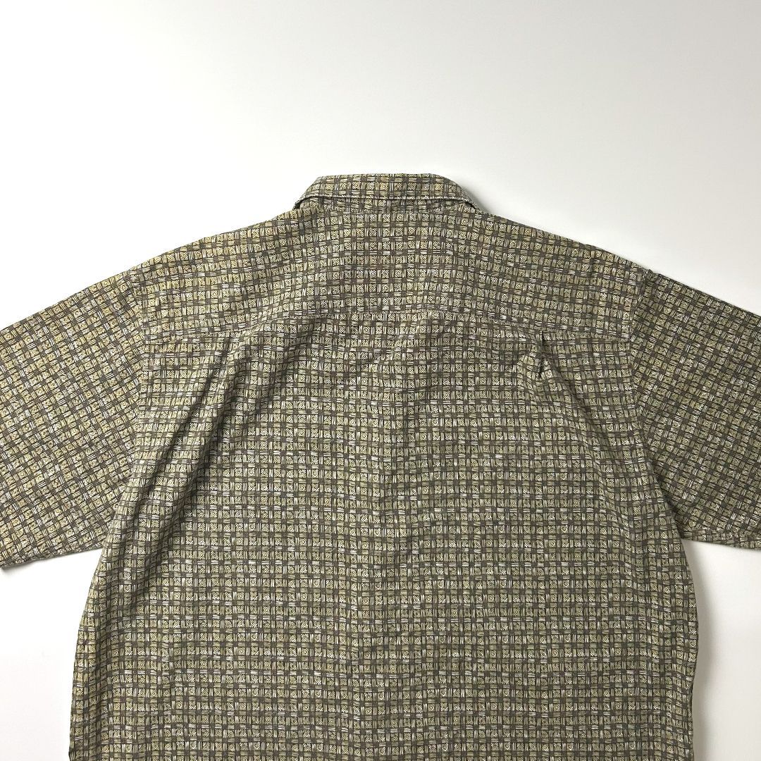 L.L.Bean 総柄オープンカラーシャツ XL 90s エルエルビーン 半袖