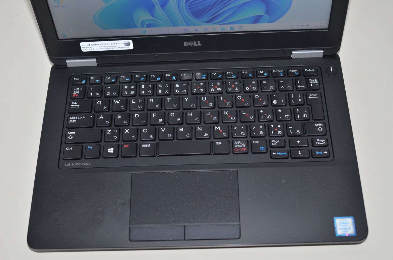 中古ノートパソコン 12.5インチ DELL Latitude E5270 Windows11 高性能六世代Core i5-6300U メモリー4GB 爆速SSD256GB 無線 webカメラ搭載 中古ノートパソコン 12.5インチ DELL Latitude E5270 Windows11 高性能