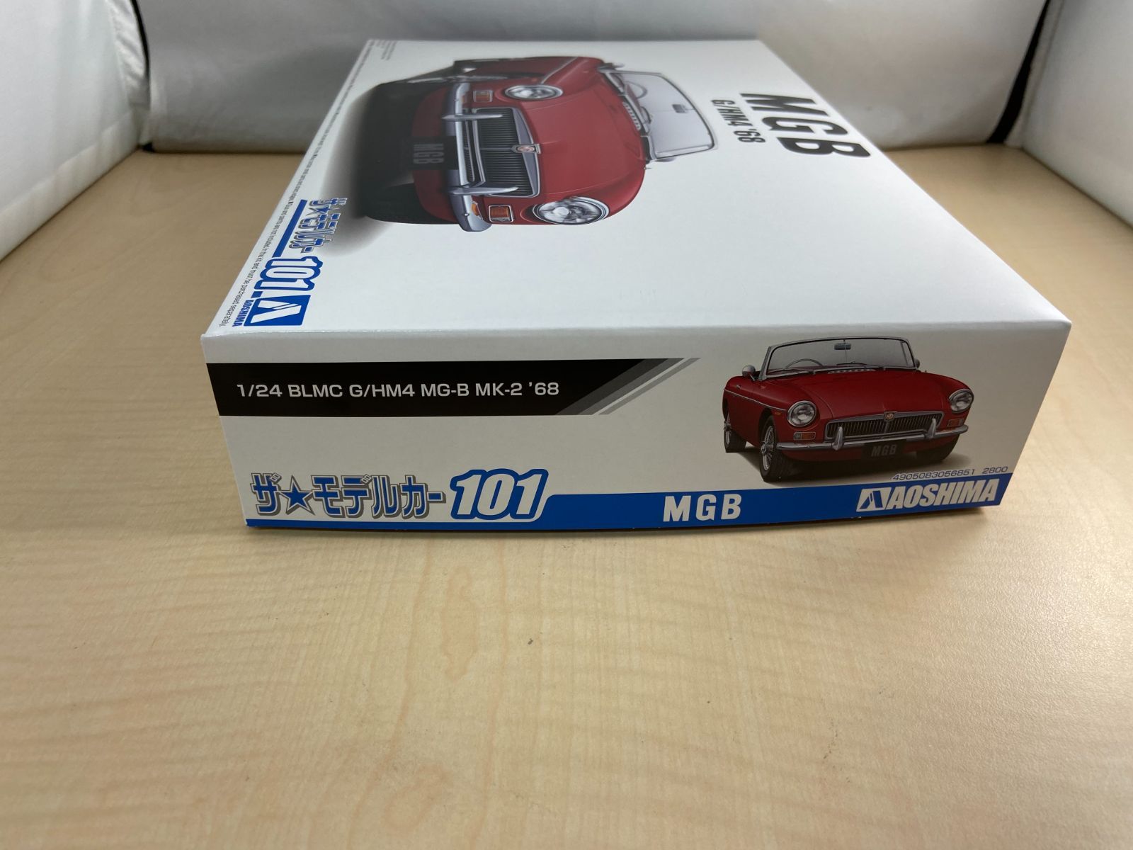 青島文化教材社 1/24 ザ・モデルカーシリーズ No.101 BLMC G/HM4 MG-B MK-2 1968 プラモデル mxn26g8 1/24 BLMC G/HM4 MG-B MK-2 '68 - AOSHIMA SCALE MODEL LINEUP