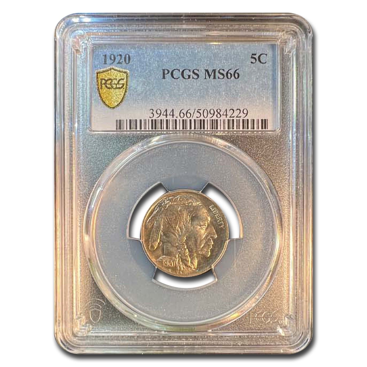 1920 Buffalo Nickel MS-66 PCGS