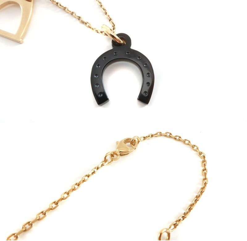 美品 エルメス HERMES アミュレット エケストル 馬蹄 あぶみ ネックレス 美品 エルメス HERMES アミュレット エケストル 馬蹄 あぶみ