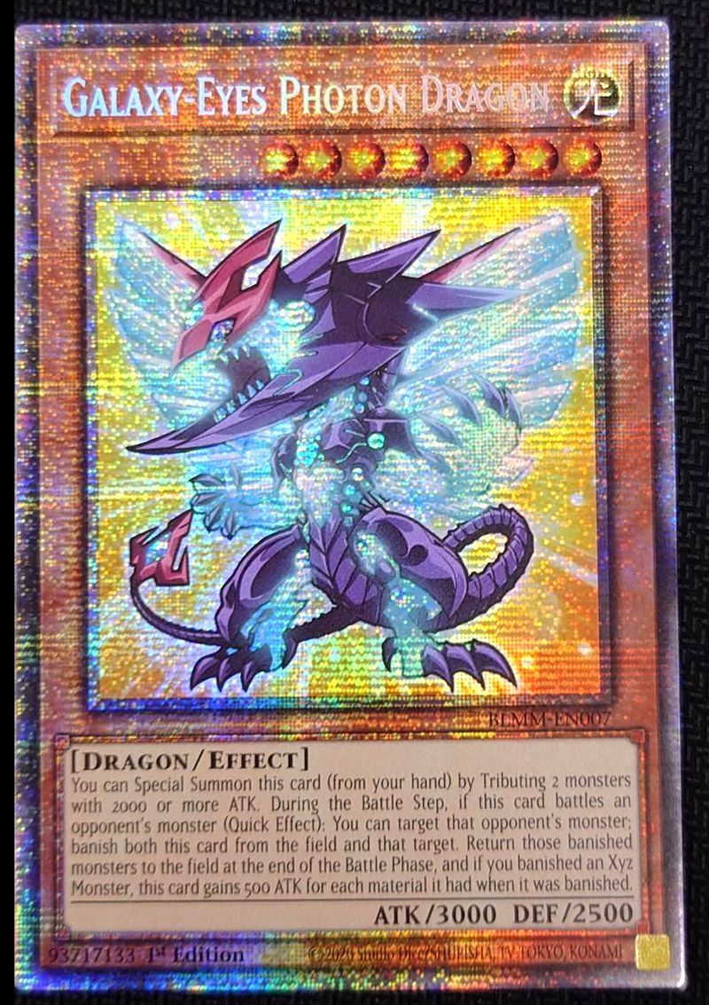 EU版】遊戯王 銀河眼の光子竜 レリーフ 英語 英語版 1st