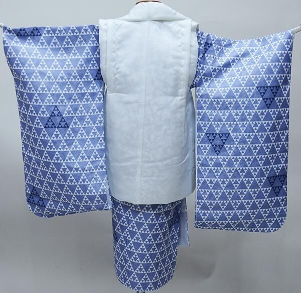 七五三 三歳 男児 被布着物セット 鶴 祝着 NO39237 七五三 三歳 男児 被布着物セット 鶴 祝着 三才 3歳 3才 男の子