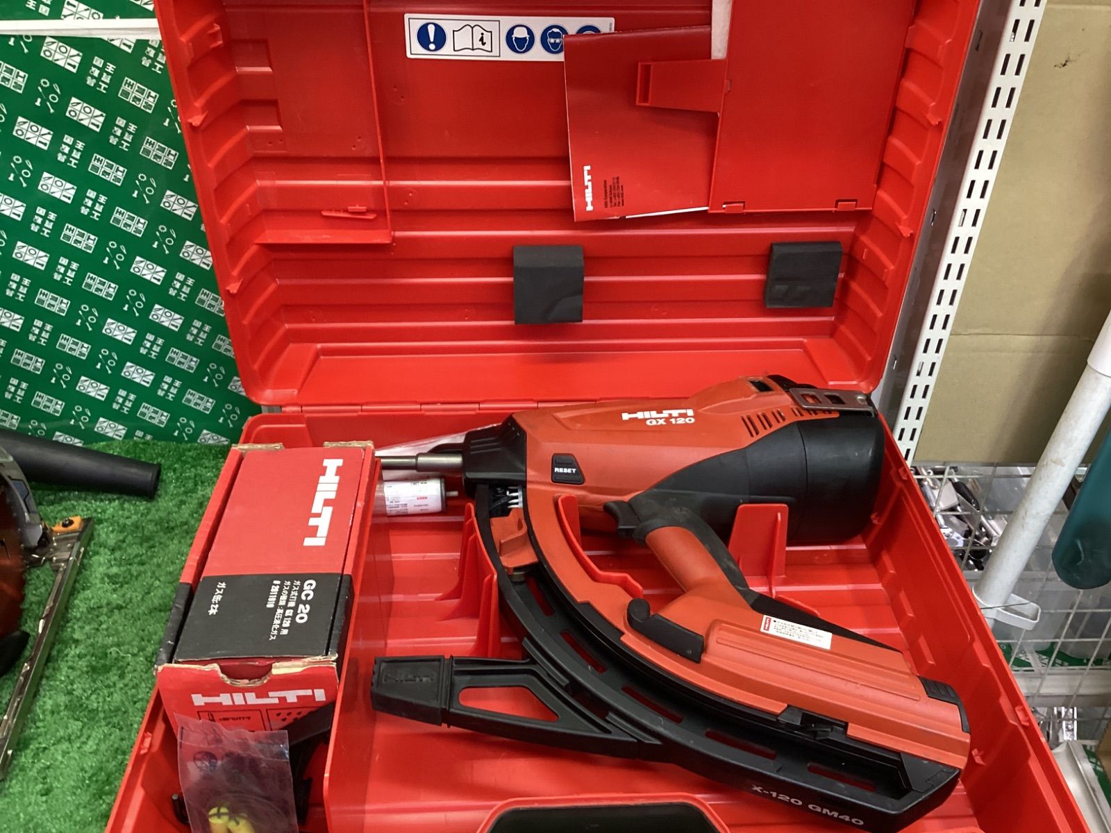 HILTI ヒルティ 電気 機械設備用 ガス式鋲打機 GX120 | ITH2LKMLGPAG