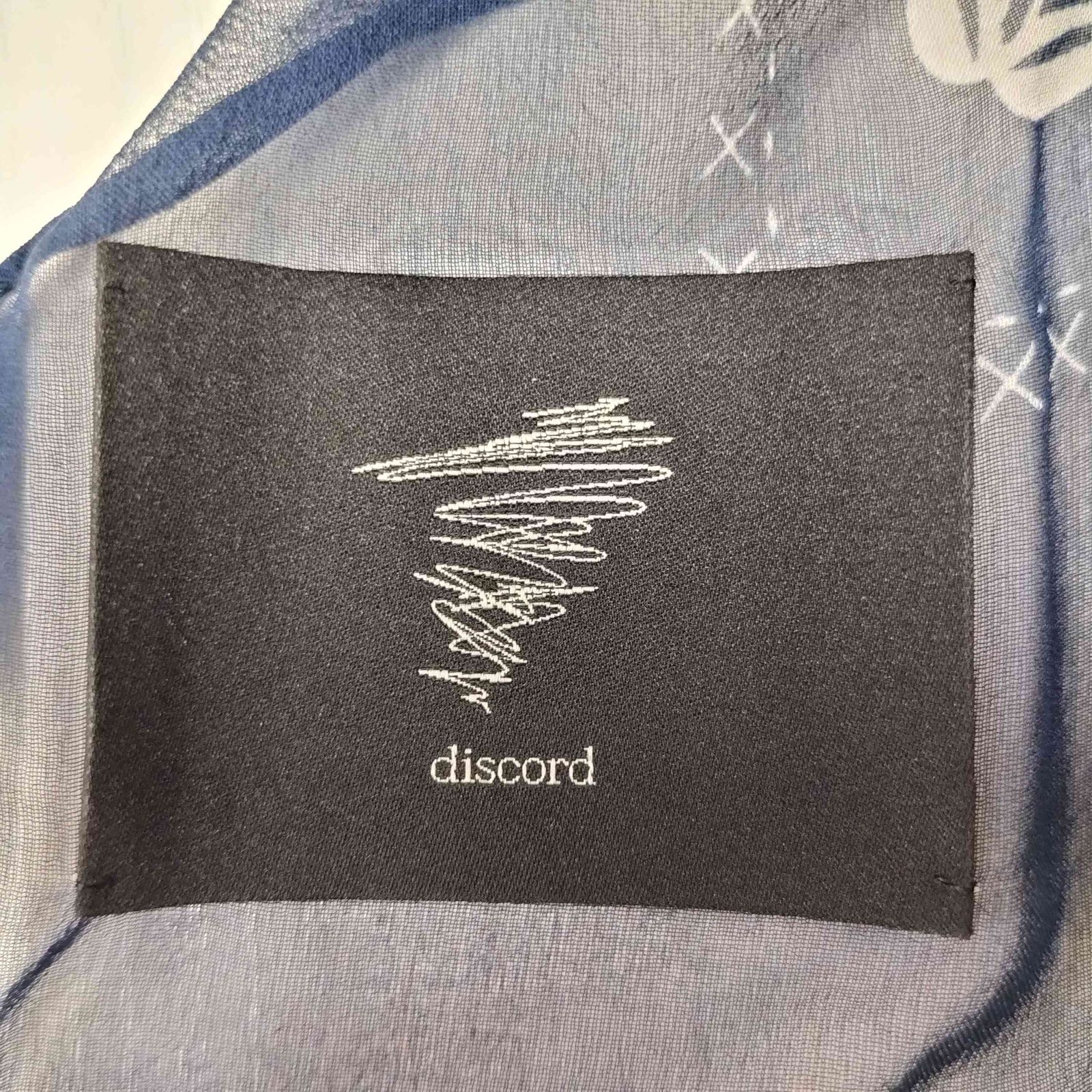 未使用 discord ディスコード ヨウジヤマモト ストール シルク ディスコードヨウジヤマモト discord Yohji Yamamoto SILK